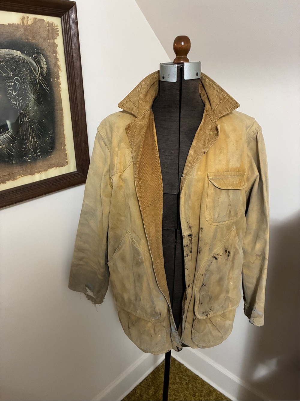 One Of A Kind Vintage Black Sheep Field Coat